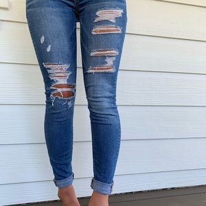 American eagle denim high waisted jeans.